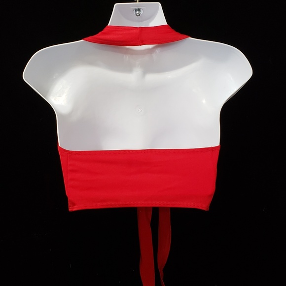 Elegant Moments tie Front Halter NWT - Picture 4 of 5